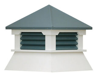 Blue Louver small copper and vinyl cupolas