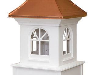 Custom vinyl and copper cupola