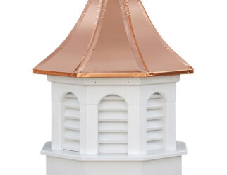 Pinnacle small copper and vinyl cupolas