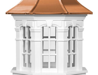 Yarmouth small copper and vinyl cupolas