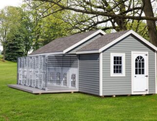 10x28 Elite Vinyl Outdoor Dog Kennel