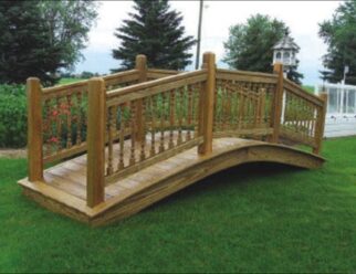 12’ Wood Colonial Bridge