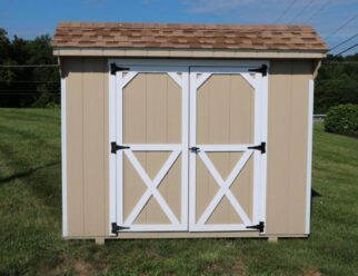 8’ x 4’ x 7' Mini Quaker Style Wood Shed