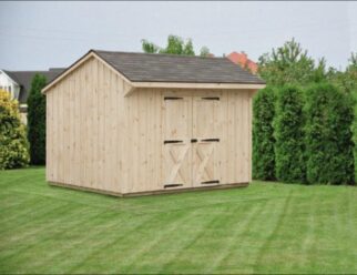 10' x 12' Manor Style Board and Batten Wood Shed