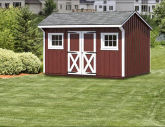 10' x 12' Manor Style Board and Batton Shed