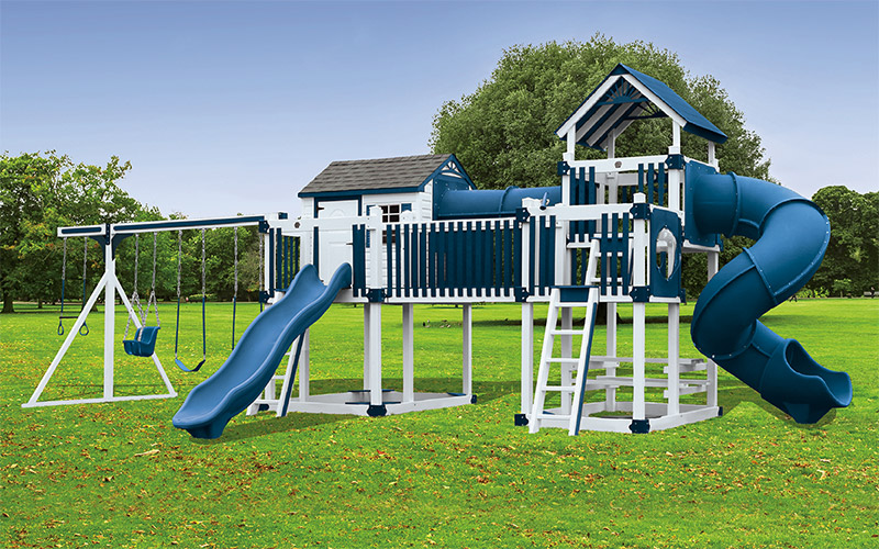 Vinyl Swing Sets Kids Outdoor Entertainment Penn Dutch