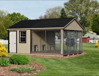 12x18 Triple Outdoor Dog Kennel