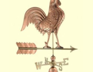 #515P 27" Rooster Dimensions: 27"L x 28"H x 4”WAlso available in Blue Verde #515V1