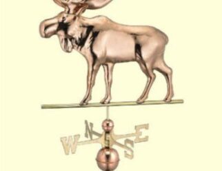 #9557P Moose Dimensions: 24"L x 22"H x 3"W Polished Copper