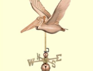 #9509P PelicanDimensions: 26"L x 26"H x 26"W (wingspan)Polished Copper