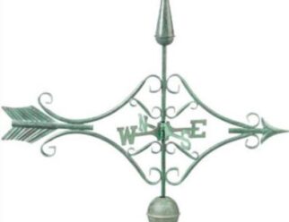 #9642V1 Victorian ArrowDimensions: 32"L x 2"H x 5"WBlue Verde Copper