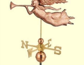 #630P AngelDimensions: 27"L x 17"H x 4"WPolished Copper