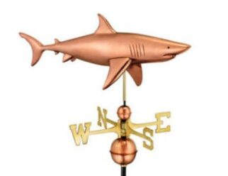 #965P SharkDimensions: 30"L x15"H x 4"W Polished Copper