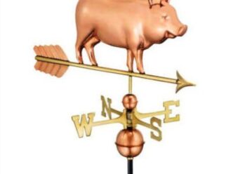 #9550P Country PigDimensions: 29"L x18"H x 3"WPolished Copper