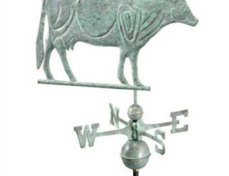 #552V1 Dairy CowDimensions: 23"L x 15"H x 1"WBlue Verde Copper