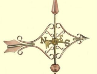 #8842P Victorian Arrow - Dimensions: 21"L x 17"H (Polished Copper)