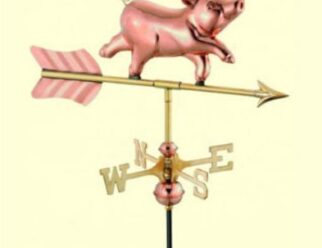 #8800P Whimsical Pig - Dimensions: 12"L x 8"H : Arrow 21"L