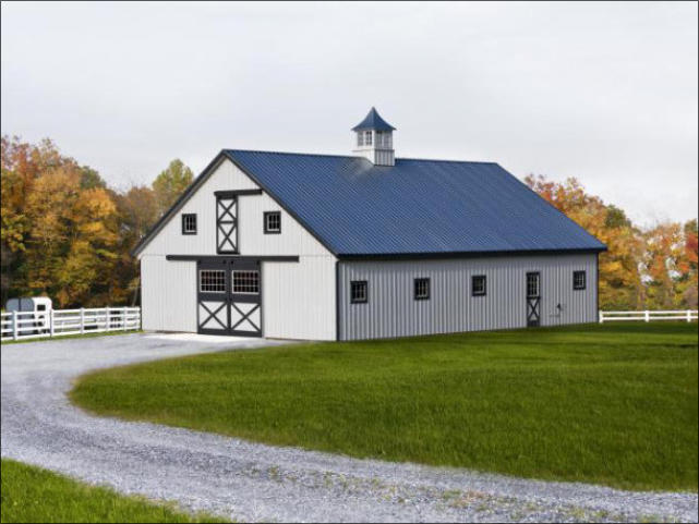 36′ x 52′ High Country Horse Barn
