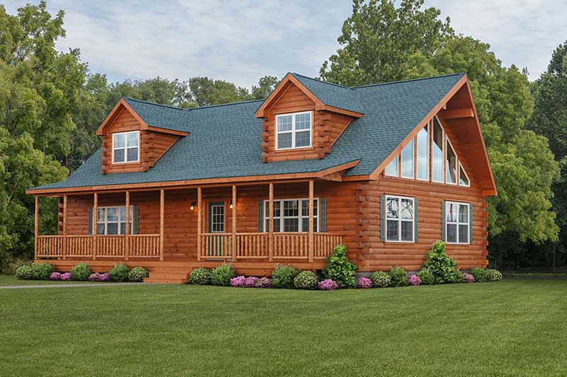 Mountaineer Deluxe Log Sided Homes
