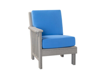MI-ChL - Mission Left Chair (Cushions included)