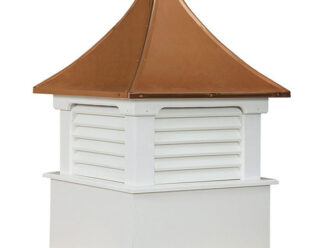 Copper and vinyl cupola