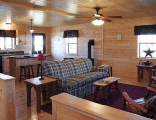 Musketeer Log Cabin Interior