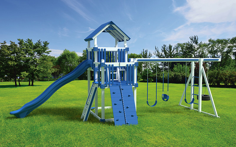 Vinyl Swing Sets Kids Outdoor Entertainment Penn Dutch