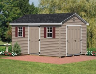 10’ x 14’ Cottage – Vinyl Amish Built Shed