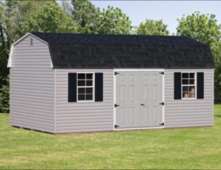 12’ x 20’ Dutch Barn – Vinyl Amish Built Shed