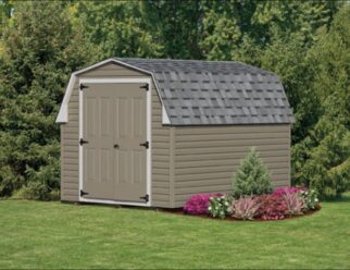 8’ x 10’ Mini Barn – Vinyl Amish Built Shed