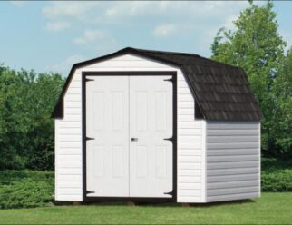 8’ x 8’ Mini Barn – Vinyl Amish Built Shed