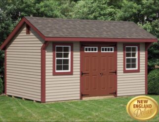 10’ x 16’ Quaker – Vinyl Amish Built Shed