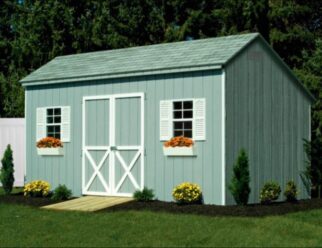 10’ x 16’ Carriage Style Wooden Amish Built Shed