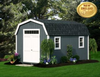 10’ x 16’ 6’6” Dutch Barn – Wooden Amish Built Shed