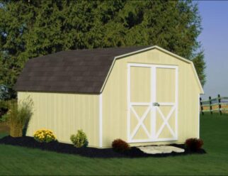 10’ x 12’ Mini Barn – Wood Amish Built Shed