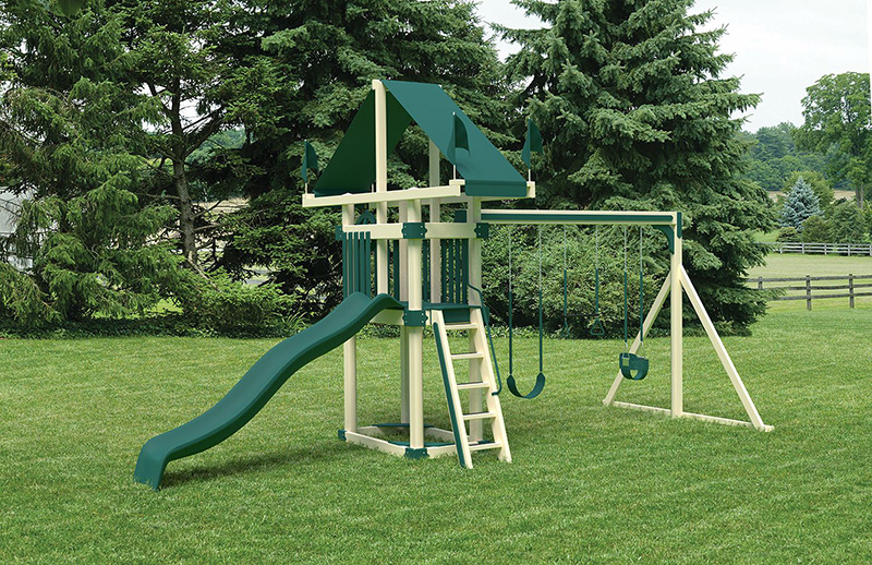Vinyl Swing Sets Kids Outdoor Entertainment Penn Dutch