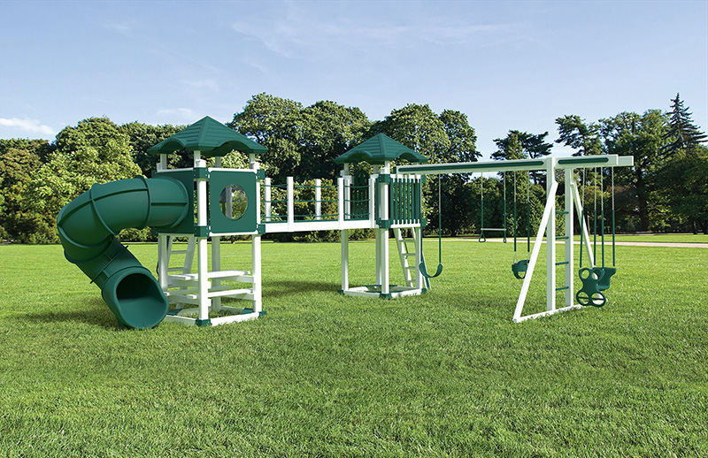 Vinyl Swing Sets Kids Outdoor Entertainment Penn Dutch