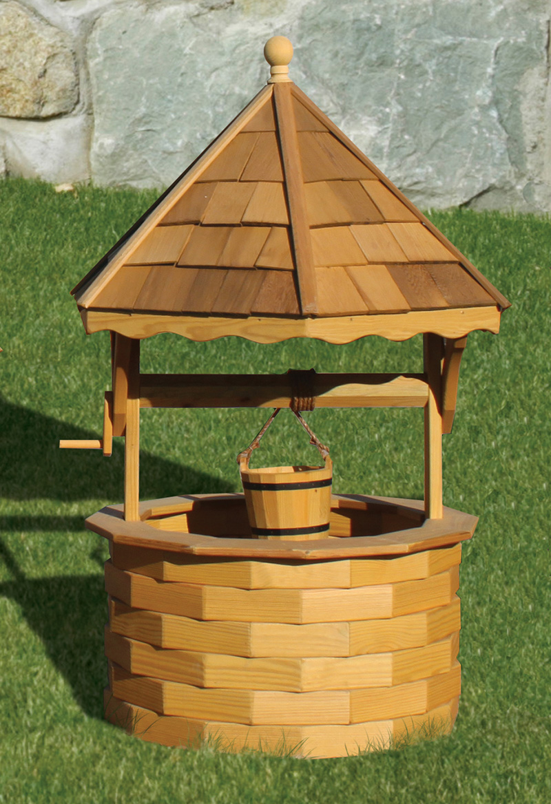 Wooden Wishing Wells Beautiful Garden Decoration Penn Dutch