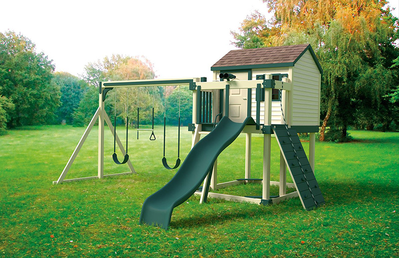 Vinyl Swing Sets Kids Outdoor Entertainment Penn Dutch