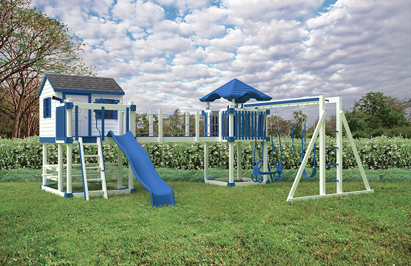 Vinyl Swing Sets Kids Outdoor Entertainment Penn Dutch