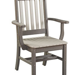 #2403 Dining Arm Chair 25” W x 24” D x 39” H