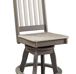#3400 Swivel Balcony Side Chair 19” W x 23” D x 46” H