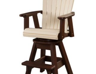 #4503 Swivel Patio Arm Chair 28” W x 27” D x 52” H
