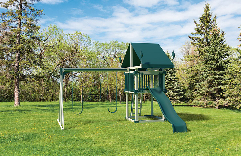 Vinyl Swing Sets Kids Outdoor Entertainment Penn Dutch