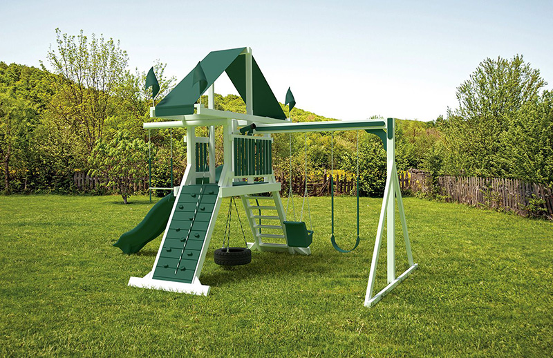 Vinyl Swing Sets Kids Outdoor Entertainment Penn Dutch