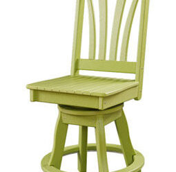 #3600 Swivel Balcony Side Chair 19” W x 23” D x 46” H