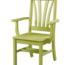 #2603 Dining Arm Chair 25” W x 24” D x 39” H
