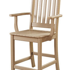 #5303 Balcony Arm Chair 25” W x 23” D x 46” H