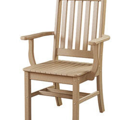 #2303 Dining Arm Chair 25” W x 24” D x 39” H