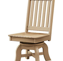 #2350 Swivel Dining Side Chair 19” W x 24” D x 39” H